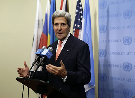 el secretario de estado de eeuu john kerry